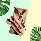 Bamboo Cutlery travel kit